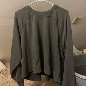 distressed aerie sweatshirt